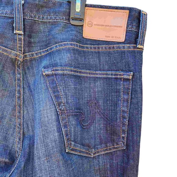 Men's AD Adriano Goldschmeid "The Protege" Straight Leg Jeans - Picture 5 of 7